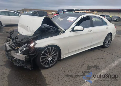 2015 Mercedes-Benz S 550 из США, поврежденный, VIN WDDUG8CB5FA096029